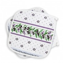 pot holder set - pretty pot holders - square oven mitts - kitchen oven mitt set - kitchen towel sets