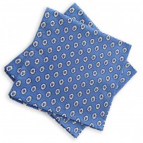 serviette de table bleu