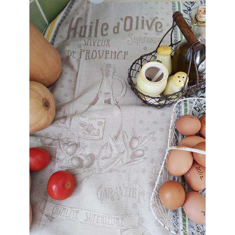Kitchen towel, Picholine jacquard woven (x3)
