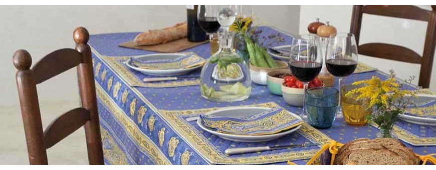 Notre catalogue de linge de maison et de table est made in Provence !
