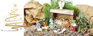 Beautiful christmas nativity stable and figurines | Handmade ceramics