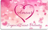 
			                        			Carte cadeau Saint Valentin