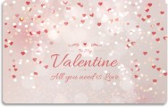 
			                        			Gift card Valentin's day