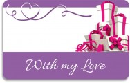 
			                        			Gift card Love